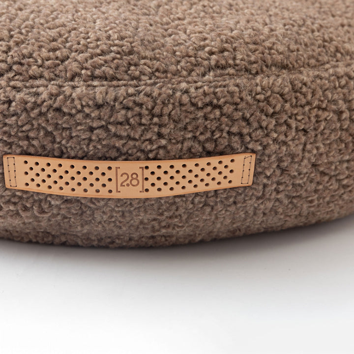 Fulvio Boucle Wool Round Dog Bed