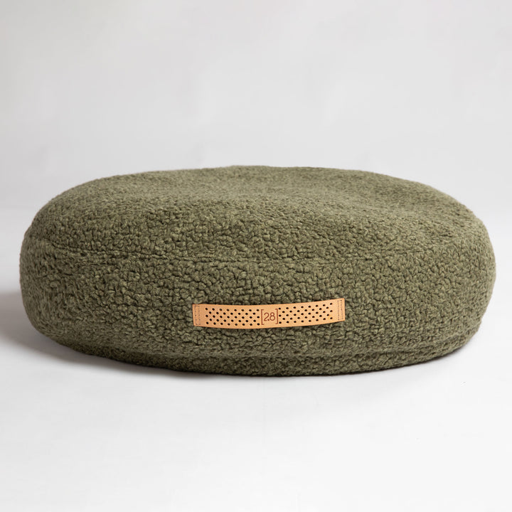 Fulvio Boucle Wool Round Dog Bed