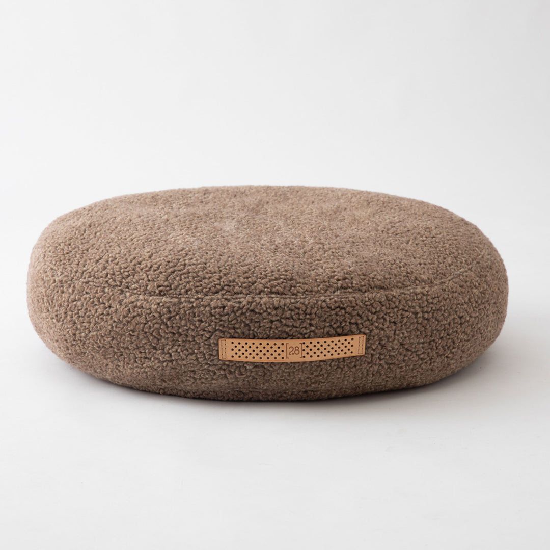 Fulvio Boucle Wool Round Dog Bed