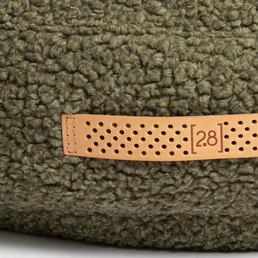 Fulvio Boucle Wool Round Dog Bed