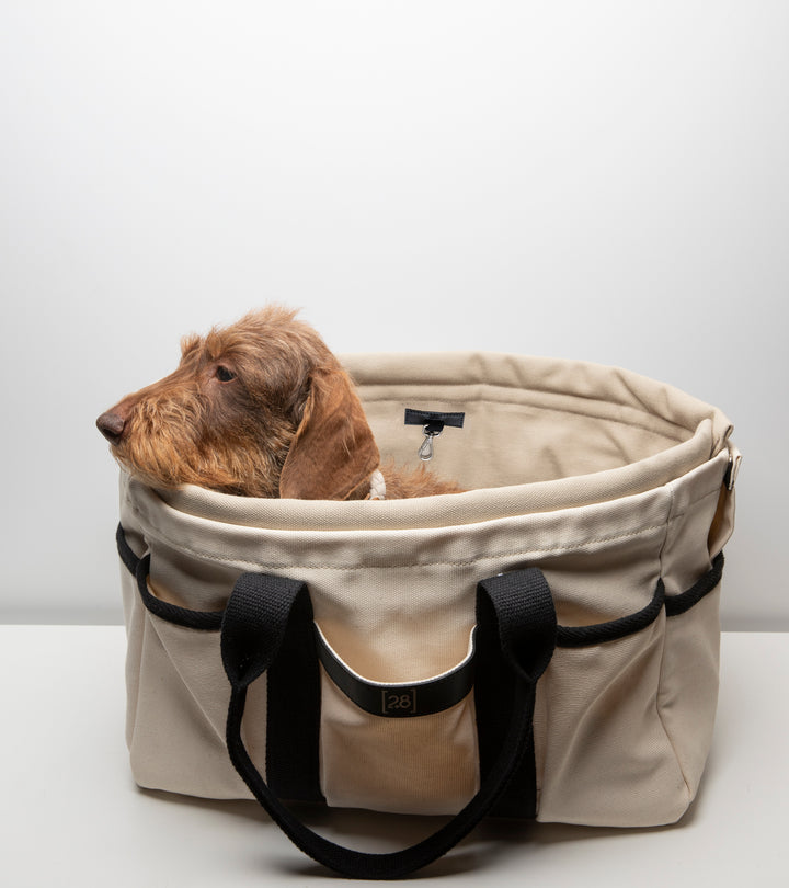 Diane - Cotton tote dog bag