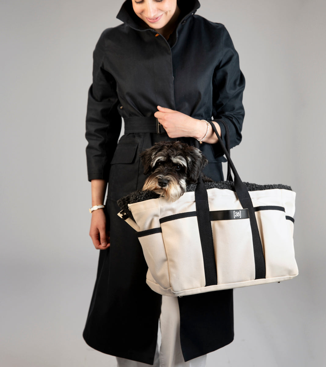 Diane - Cotton tote dog bag