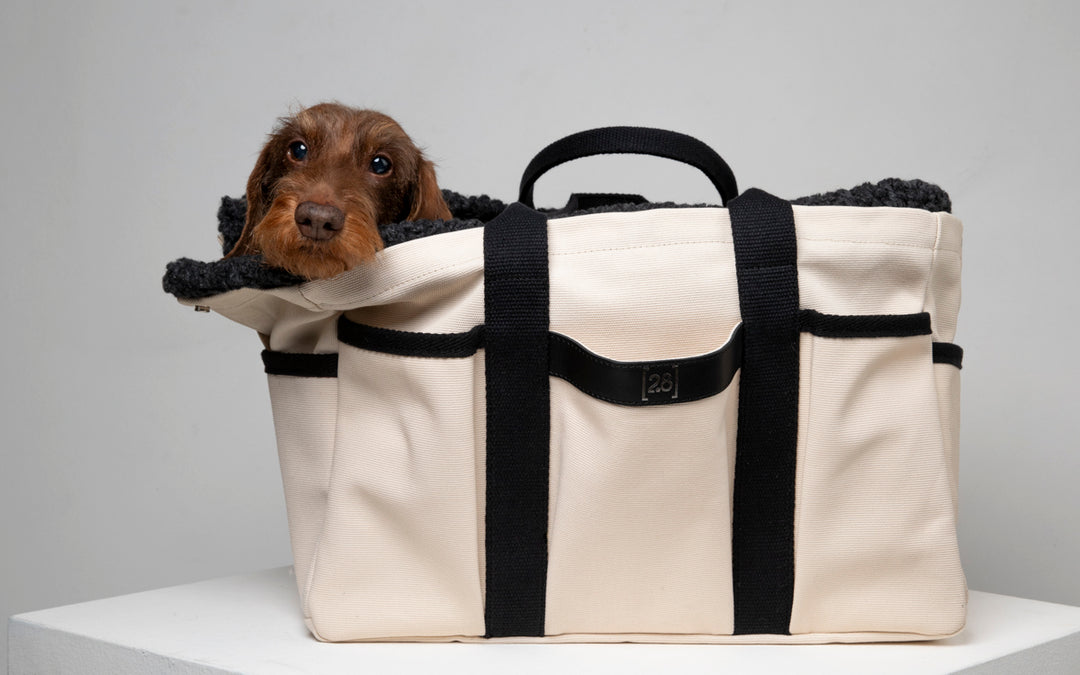 Diane - Cotton tote dog bag