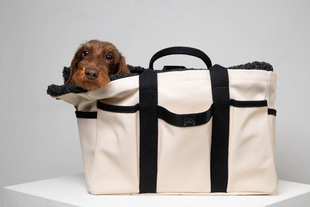 Diane - Cotton tote dog bag