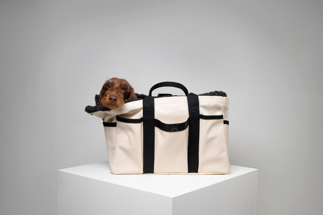 Diane - Cotton tote dog bag