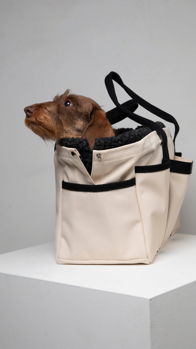 Diane - Cotton tote dog bag