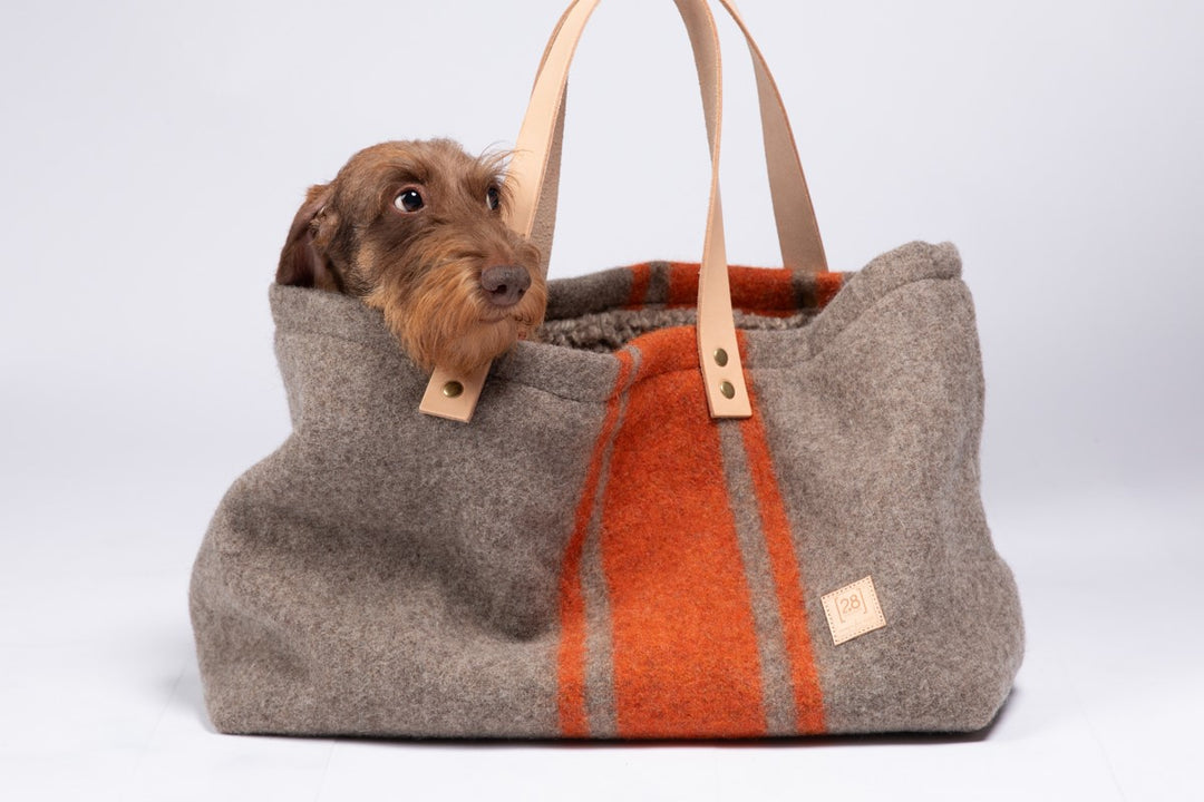Inge Recycled Wool Dog Bag