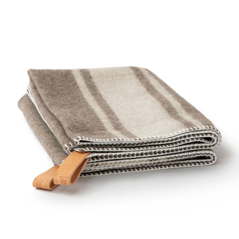 Ansel Recycled Wool Dog Blanket White