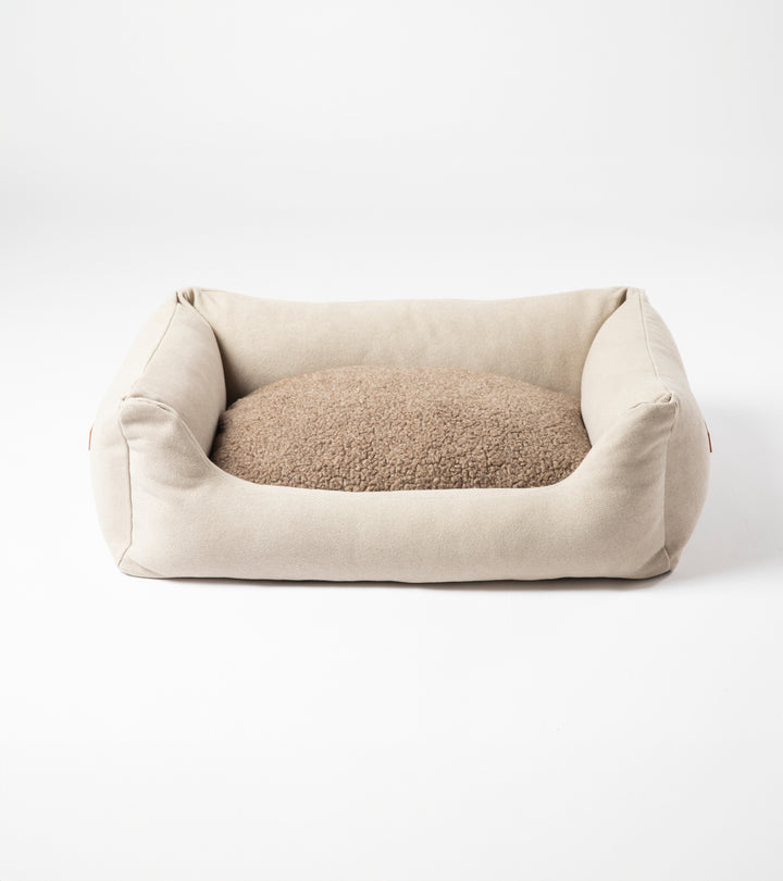 Henri Eco-Friendly Organic Cotton Pebble Dog Bed